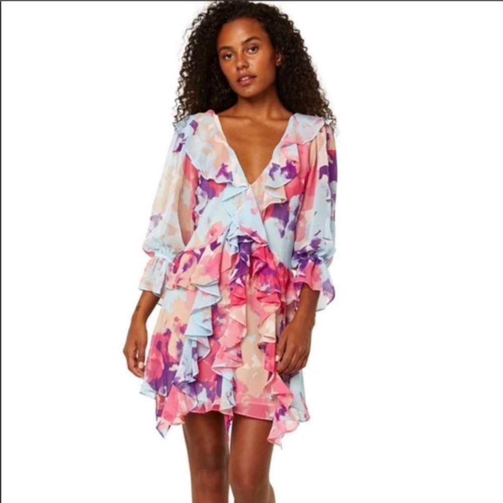 Misa Los Angeles Evele Ruffle Dress